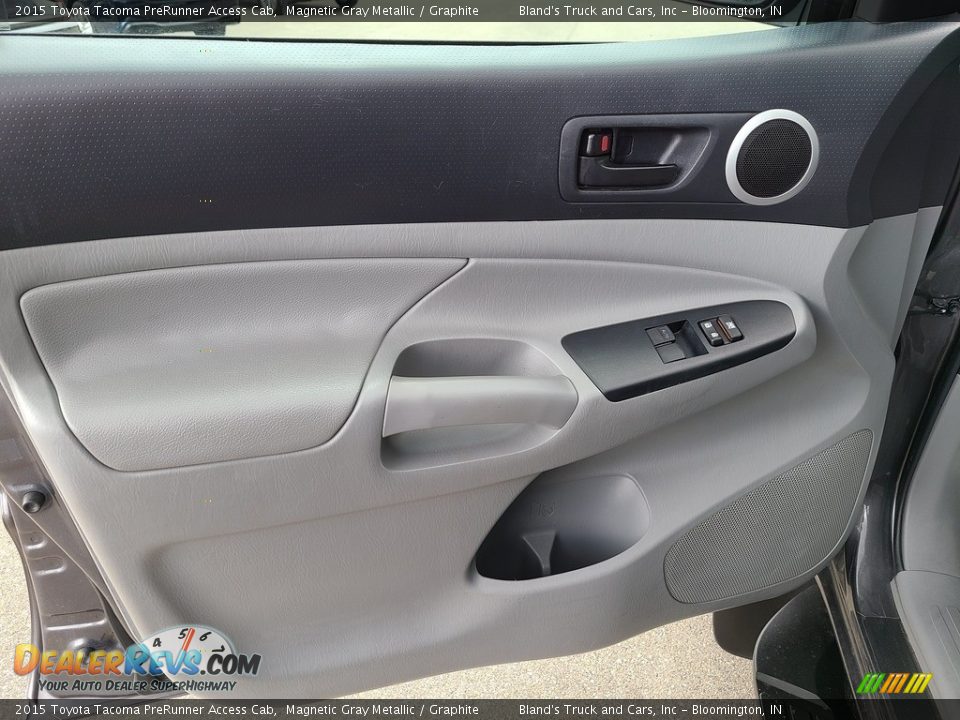 2015 Toyota Tacoma PreRunner Access Cab Magnetic Gray Metallic / Graphite Photo #5