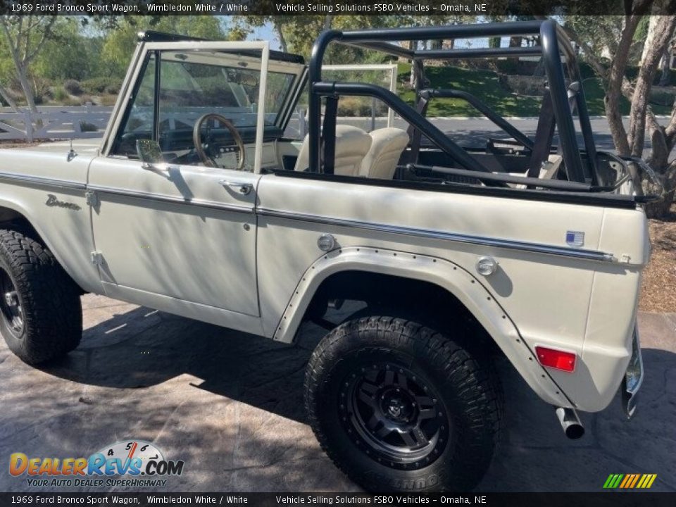 Wimbledon White 1969 Ford Bronco Sport Wagon Photo #1