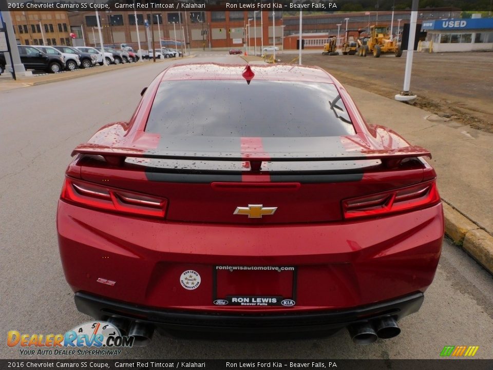 2016 Chevrolet Camaro SS Coupe Garnet Red Tintcoat / Kalahari Photo #3