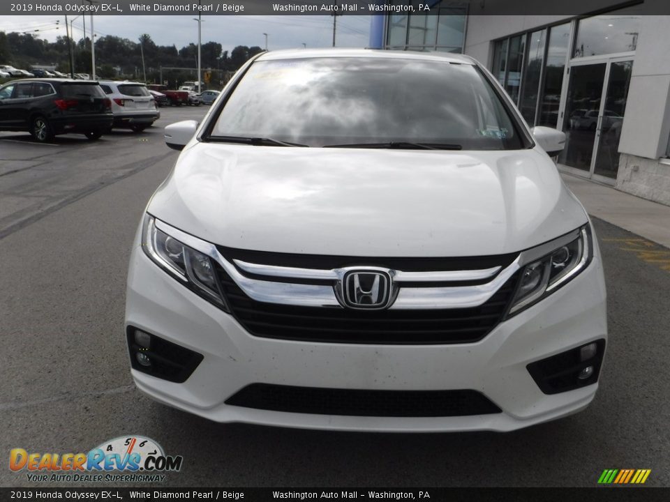 2019 Honda Odyssey EX-L White Diamond Pearl / Beige Photo #5