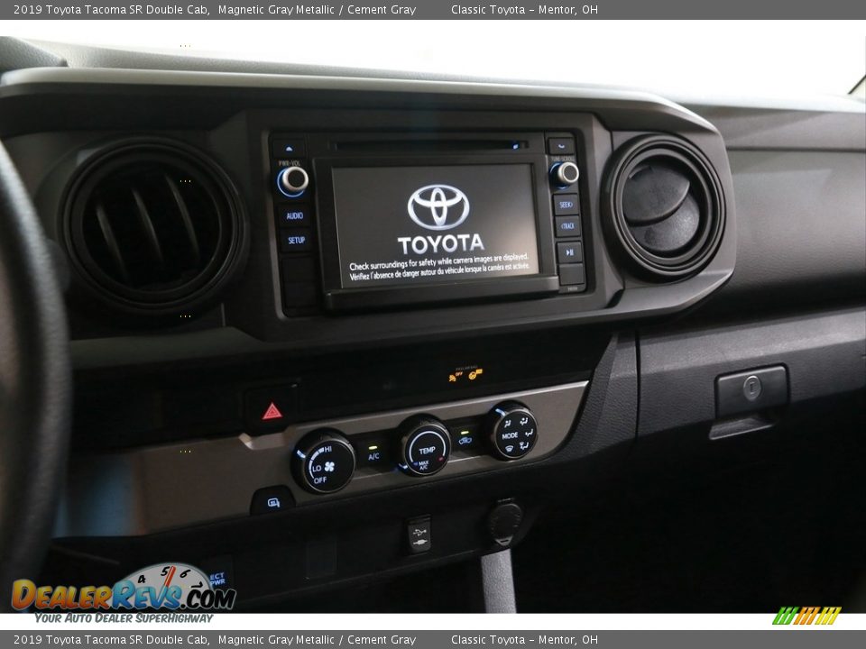 2019 Toyota Tacoma SR Double Cab Magnetic Gray Metallic / Cement Gray Photo #9