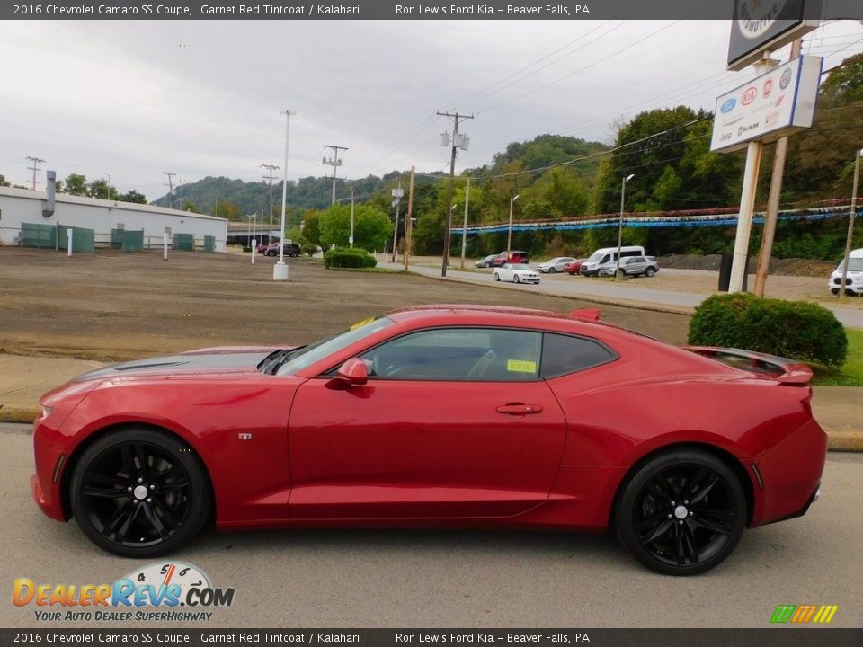 2016 Chevrolet Camaro SS Coupe Garnet Red Tintcoat / Kalahari Photo #6