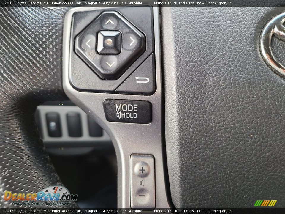 2015 Toyota Tacoma PreRunner Access Cab Magnetic Gray Metallic / Graphite Photo #11