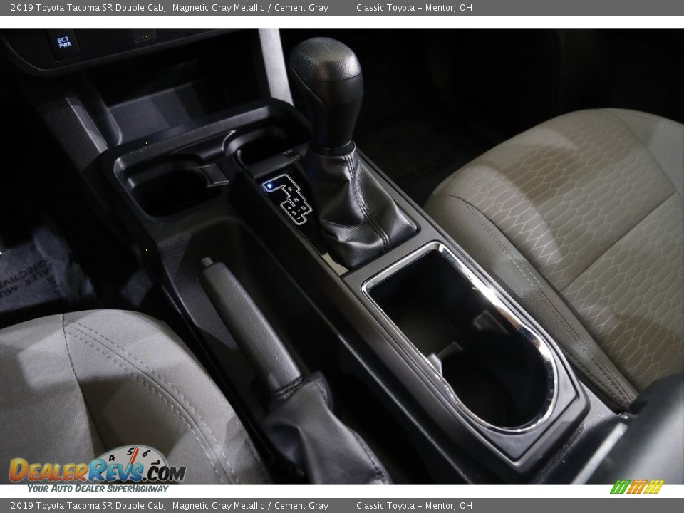 2019 Toyota Tacoma SR Double Cab Magnetic Gray Metallic / Cement Gray Photo #12
