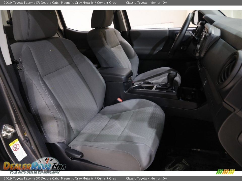 2019 Toyota Tacoma SR Double Cab Magnetic Gray Metallic / Cement Gray Photo #13