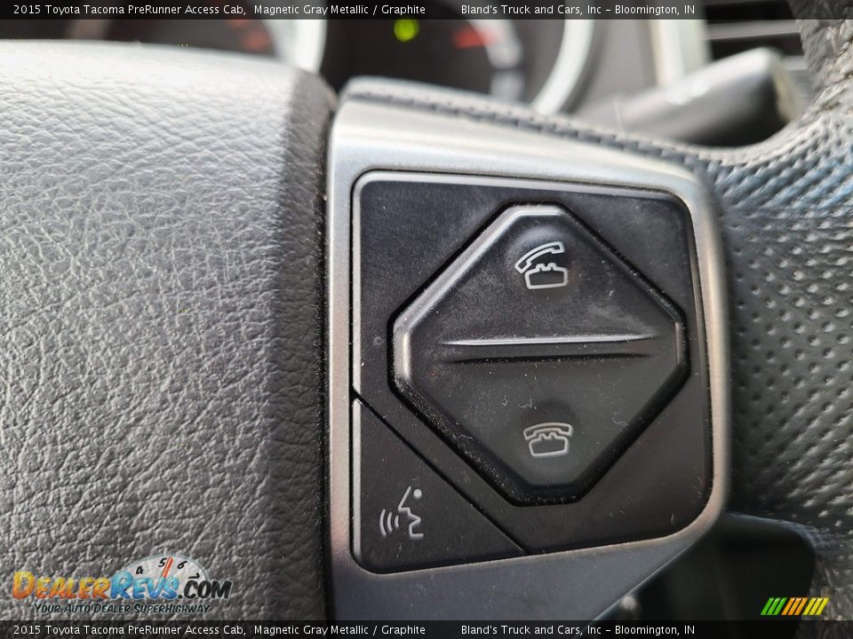 2015 Toyota Tacoma PreRunner Access Cab Magnetic Gray Metallic / Graphite Photo #12