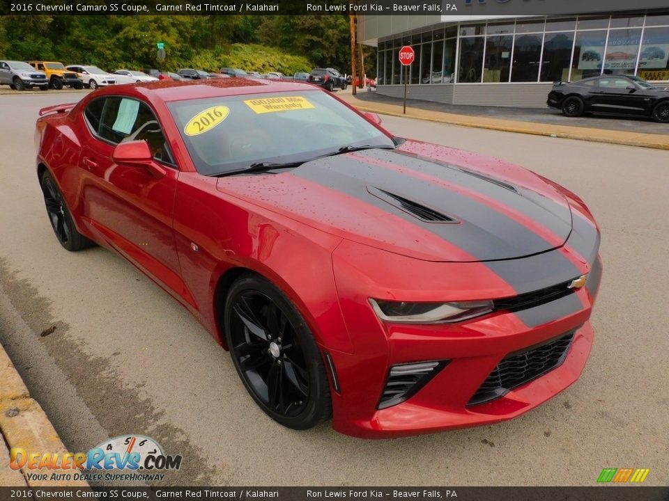 2016 Chevrolet Camaro SS Coupe Garnet Red Tintcoat / Kalahari Photo #9