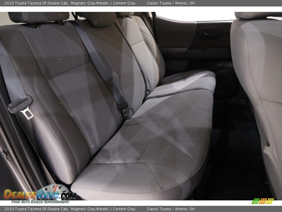 2019 Toyota Tacoma SR Double Cab Magnetic Gray Metallic / Cement Gray Photo #14