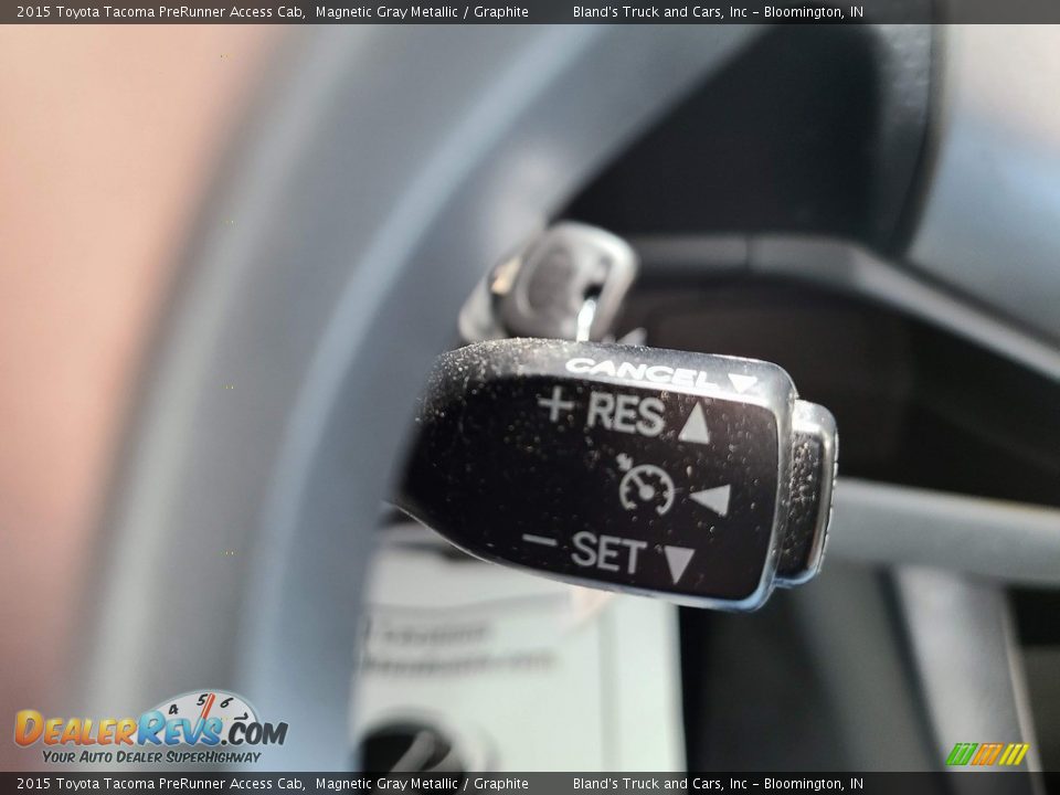 2015 Toyota Tacoma PreRunner Access Cab Magnetic Gray Metallic / Graphite Photo #13