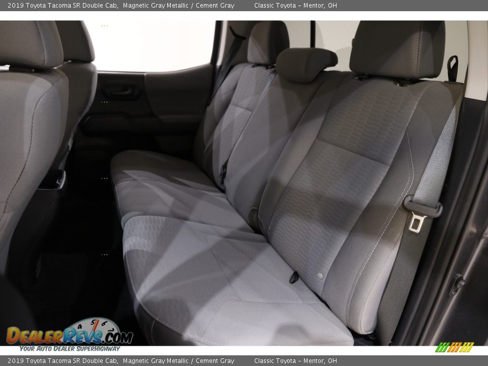2019 Toyota Tacoma SR Double Cab Magnetic Gray Metallic / Cement Gray Photo #15