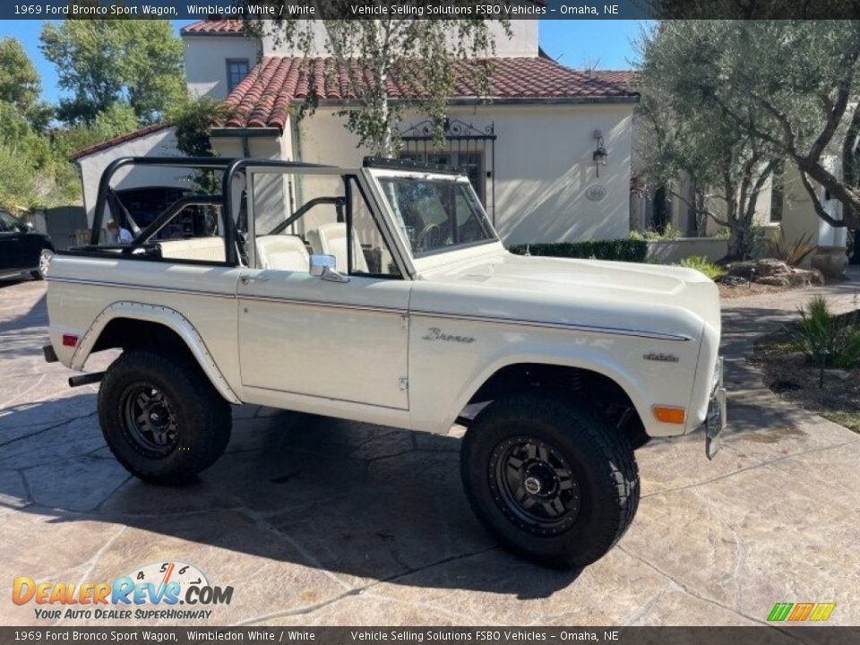 Wimbledon White 1969 Ford Bronco Sport Wagon Photo #11