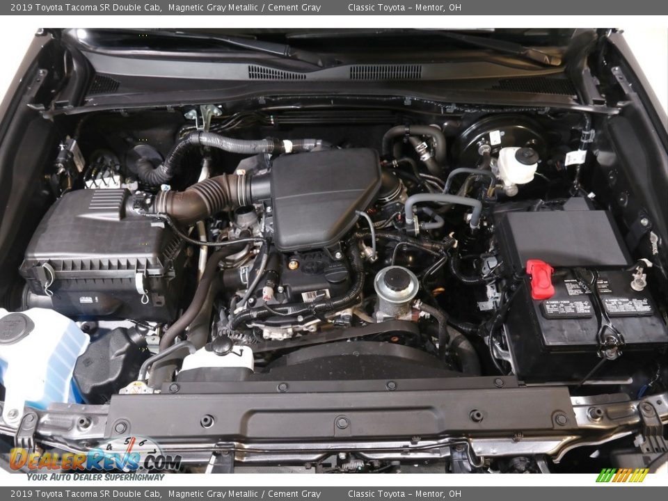 2019 Toyota Tacoma SR Double Cab Magnetic Gray Metallic / Cement Gray Photo #17