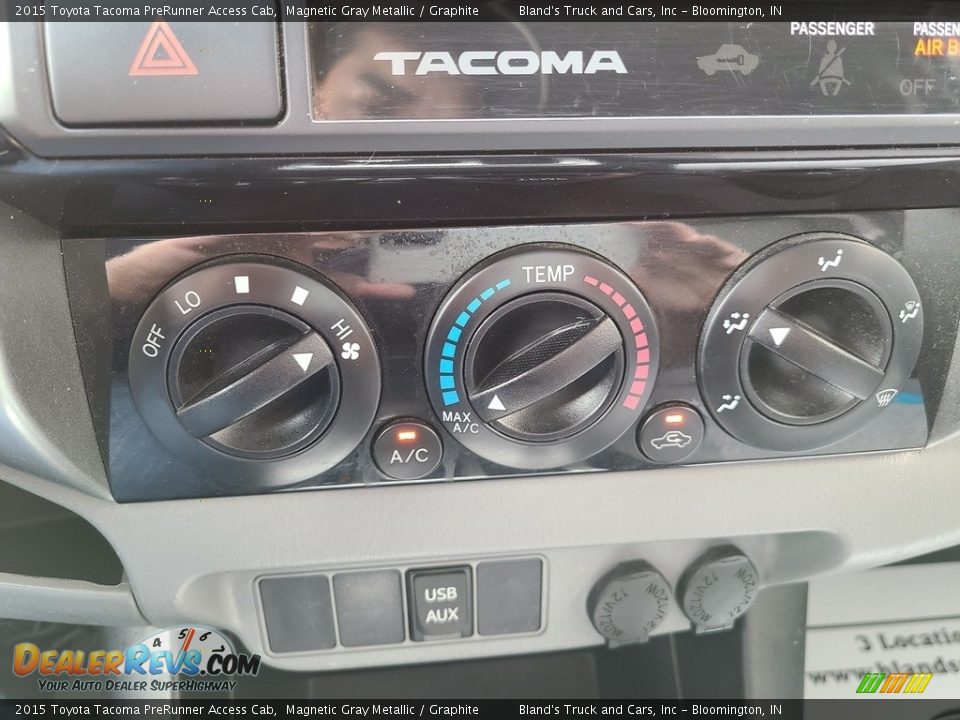 2015 Toyota Tacoma PreRunner Access Cab Magnetic Gray Metallic / Graphite Photo #21