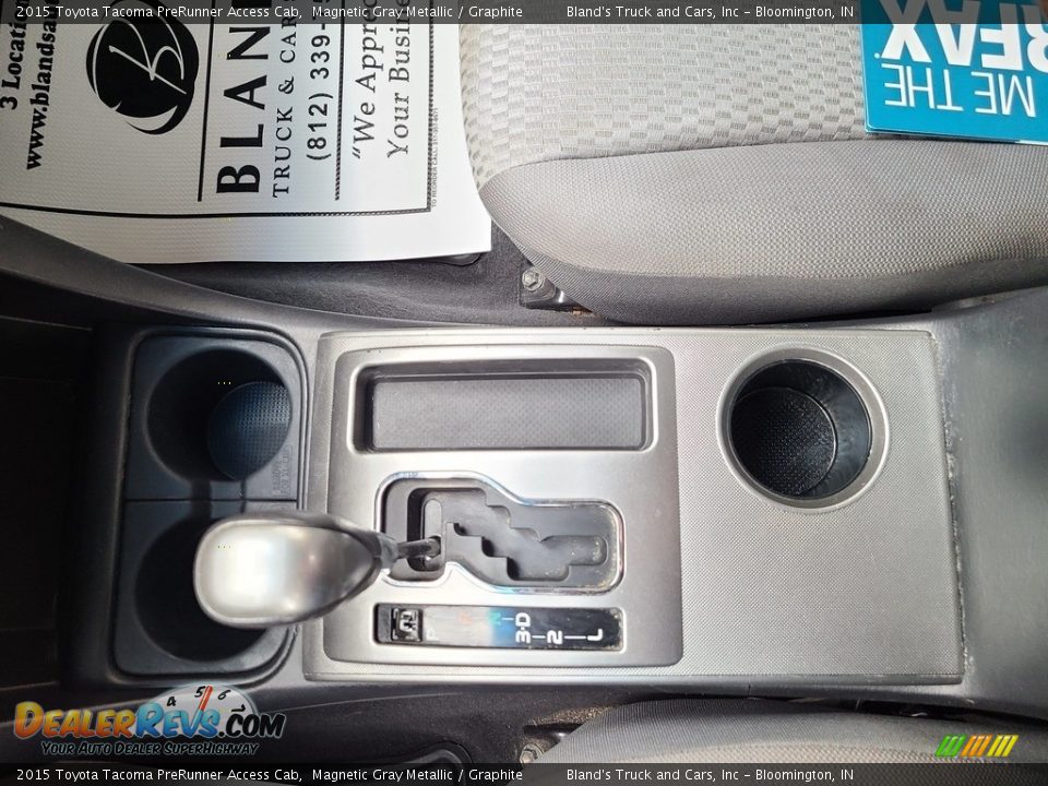 2015 Toyota Tacoma PreRunner Access Cab Magnetic Gray Metallic / Graphite Photo #23