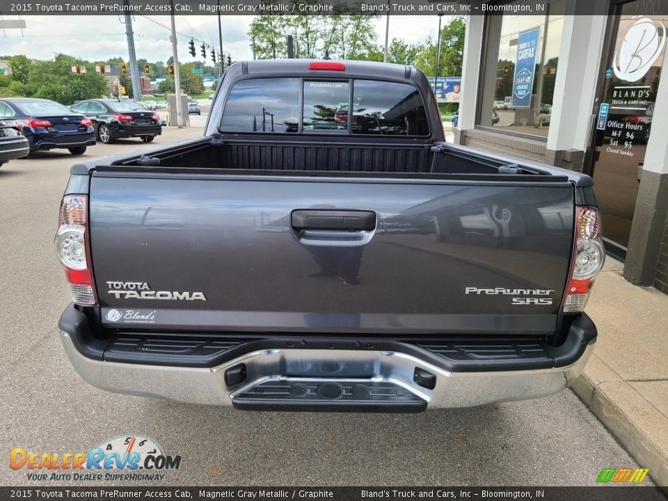 2015 Toyota Tacoma PreRunner Access Cab Magnetic Gray Metallic / Graphite Photo #31