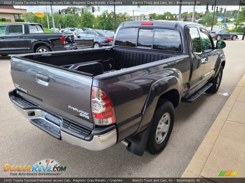 2015 Toyota Tacoma PreRunner Access Cab Magnetic Gray Metallic / Graphite Photo #35