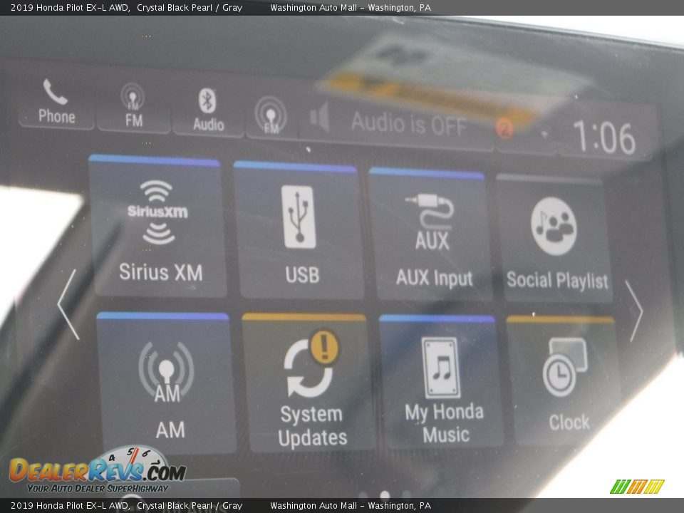 2019 Honda Pilot EX-L AWD Crystal Black Pearl / Gray Photo #20