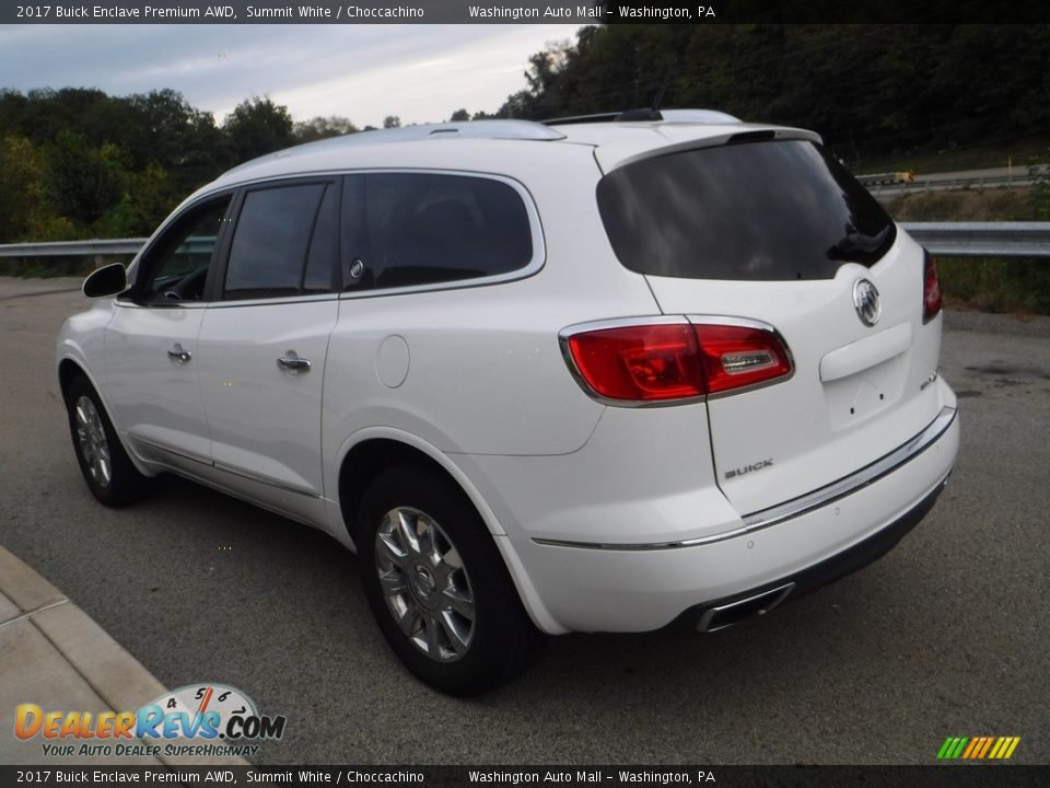 2017 Buick Enclave Premium AWD Summit White / Choccachino Photo #16