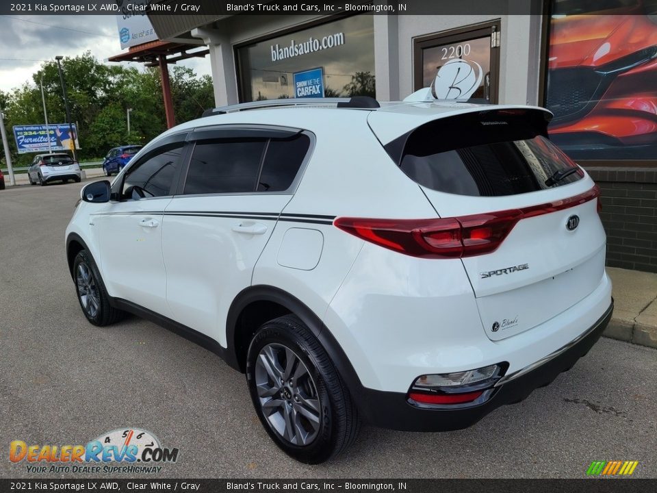 2021 Kia Sportage LX AWD Clear White / Gray Photo #31