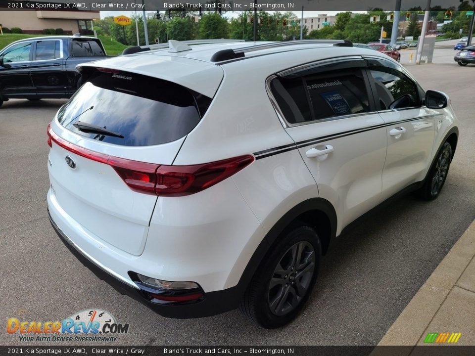 2021 Kia Sportage LX AWD Clear White / Gray Photo #35