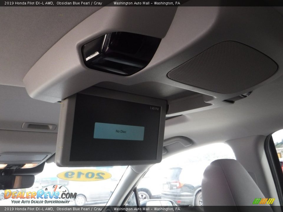 2019 Honda Pilot EX-L AWD Obsidian Blue Pearl / Gray Photo #11