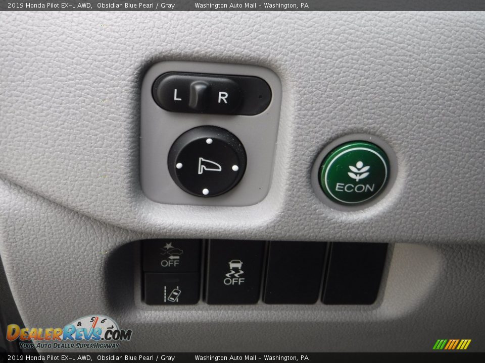 2019 Honda Pilot EX-L AWD Obsidian Blue Pearl / Gray Photo #14