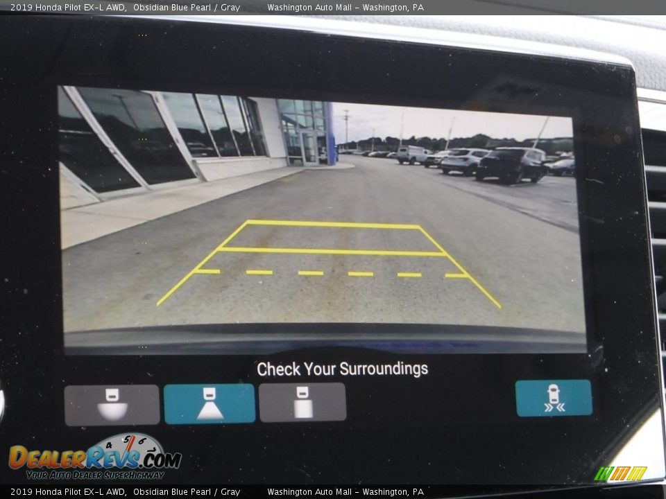 2019 Honda Pilot EX-L AWD Obsidian Blue Pearl / Gray Photo #21