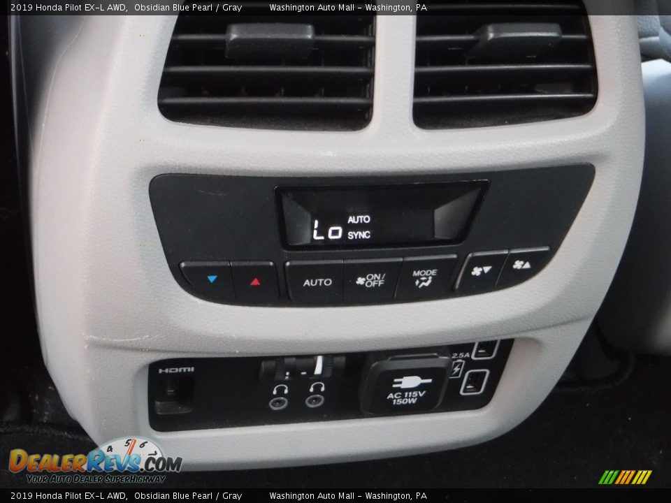 2019 Honda Pilot EX-L AWD Obsidian Blue Pearl / Gray Photo #29