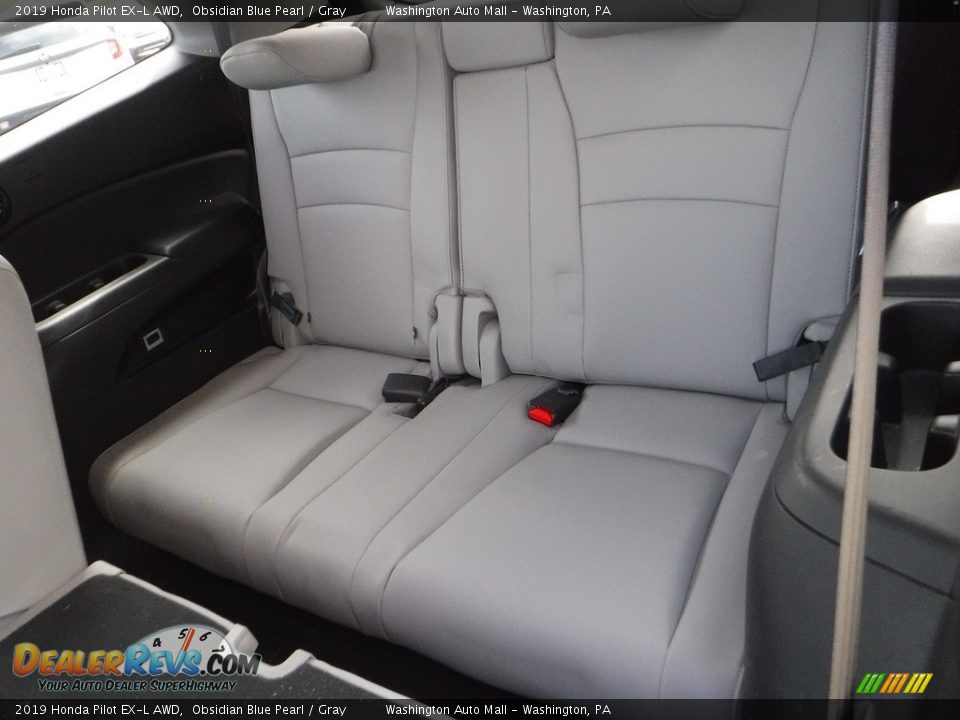 2019 Honda Pilot EX-L AWD Obsidian Blue Pearl / Gray Photo #30