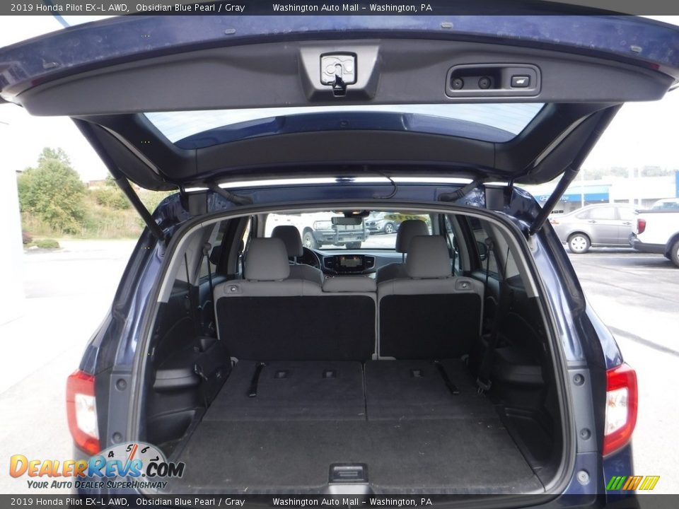 2019 Honda Pilot EX-L AWD Obsidian Blue Pearl / Gray Photo #31
