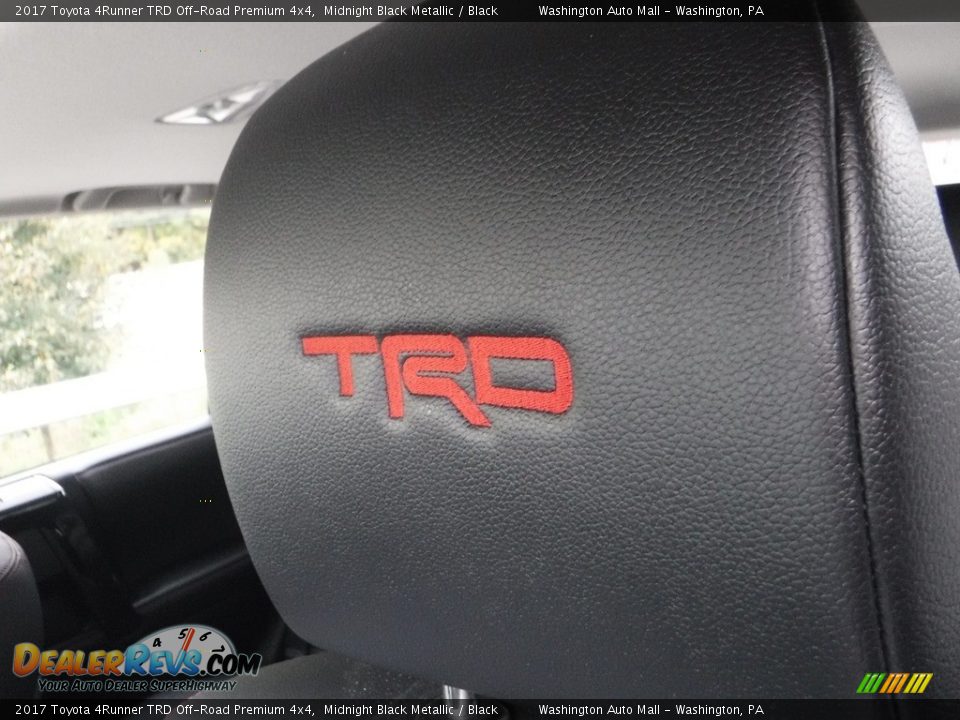 2017 Toyota 4Runner TRD Off-Road Premium 4x4 Midnight Black Metallic / Black Photo #25