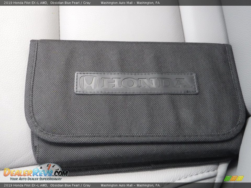 2019 Honda Pilot EX-L AWD Obsidian Blue Pearl / Gray Photo #33