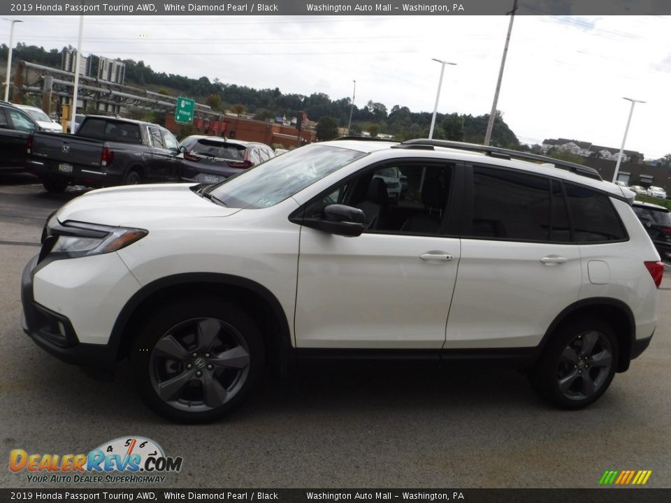 2019 Honda Passport Touring AWD White Diamond Pearl / Black Photo #7