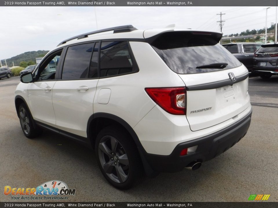 2019 Honda Passport Touring AWD White Diamond Pearl / Black Photo #8