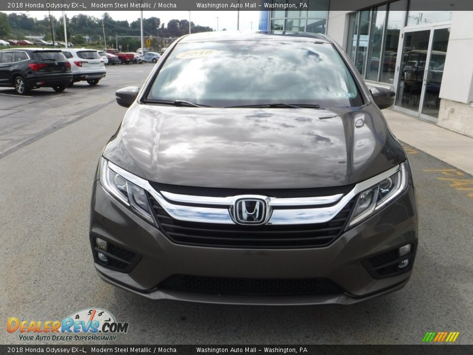 2018 Honda Odyssey EX-L Modern Steel Metallic / Mocha Photo #5