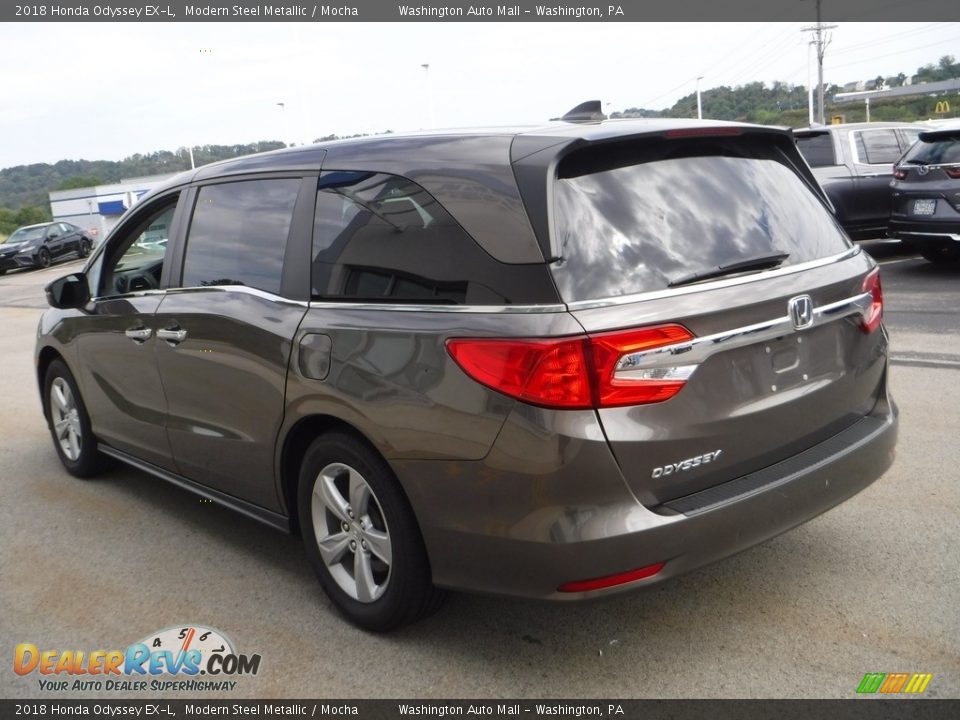 2018 Honda Odyssey EX-L Modern Steel Metallic / Mocha Photo #8