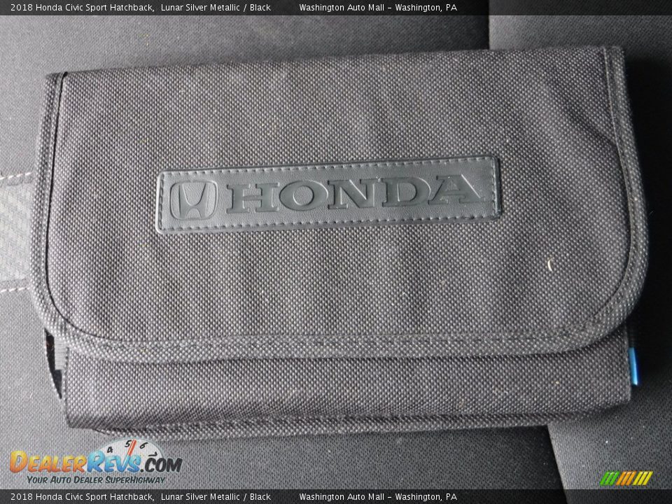 2018 Honda Civic Sport Hatchback Lunar Silver Metallic / Black Photo #25