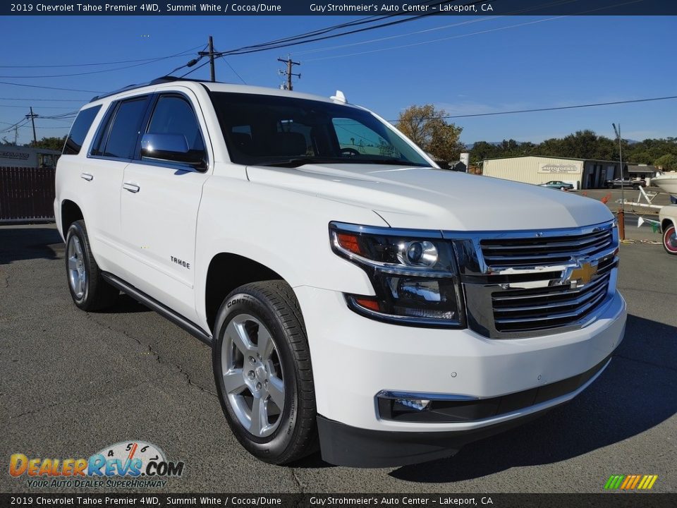 2019 Chevrolet Tahoe Premier 4WD Summit White / Cocoa/Dune Photo #1