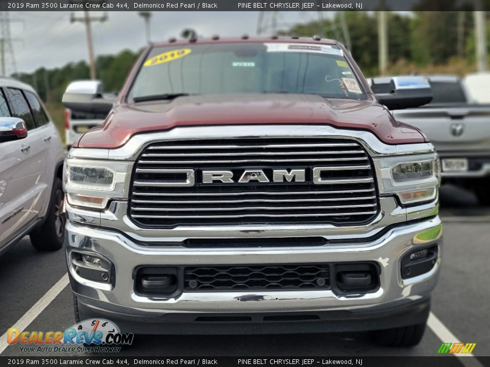 2019 Ram 3500 Laramie Crew Cab 4x4 Delmonico Red Pearl / Black Photo #2