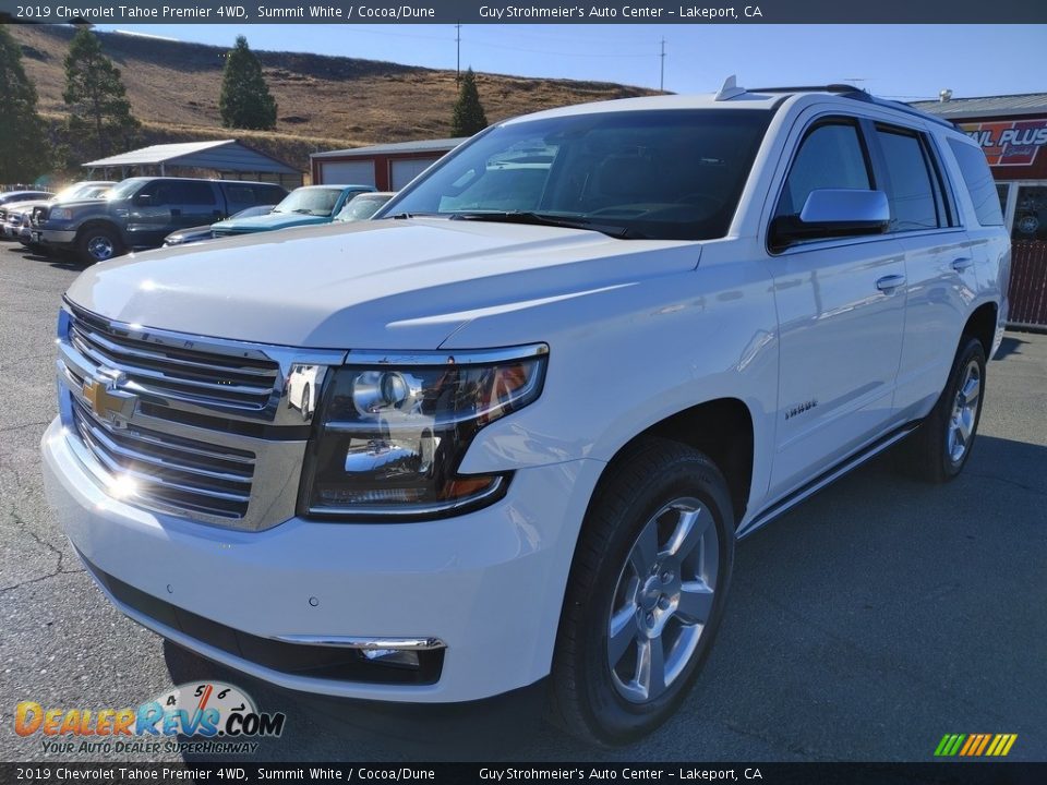 2019 Chevrolet Tahoe Premier 4WD Summit White / Cocoa/Dune Photo #3