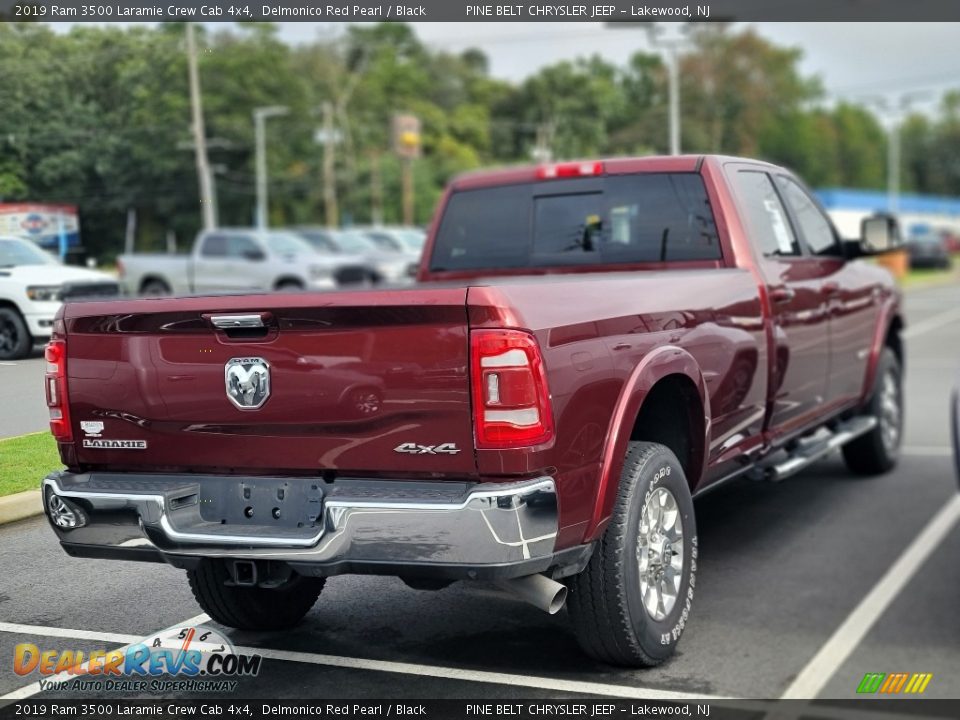 2019 Ram 3500 Laramie Crew Cab 4x4 Delmonico Red Pearl / Black Photo #3