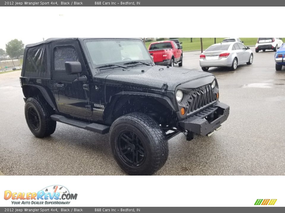 2012 Jeep Wrangler Sport 4x4 Black / Black Photo #6