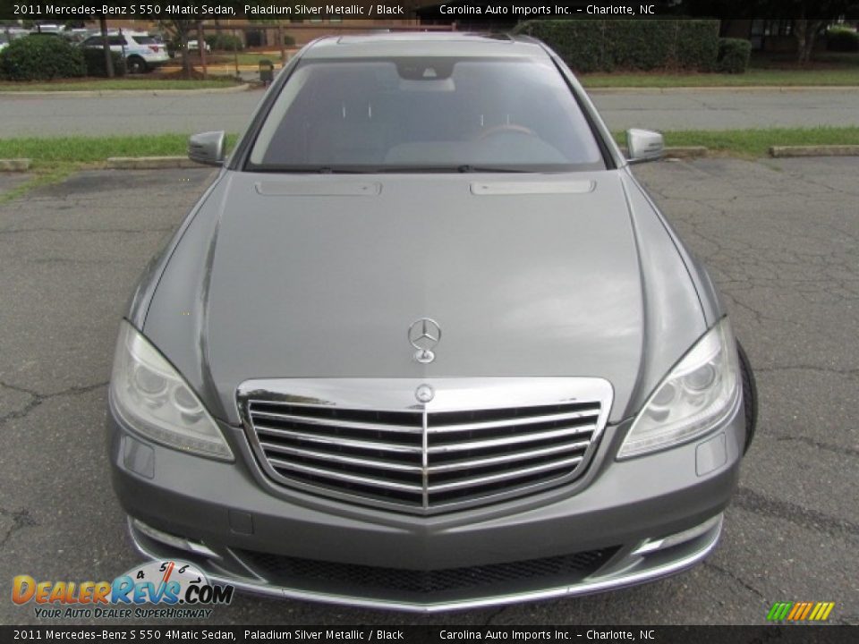 2011 Mercedes-Benz S 550 4Matic Sedan Paladium Silver Metallic / Black Photo #5