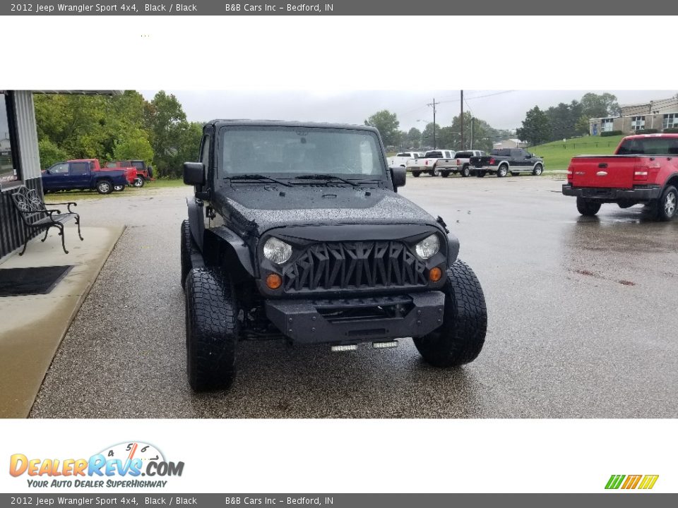 2012 Jeep Wrangler Sport 4x4 Black / Black Photo #7