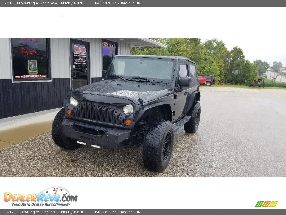 2012 Jeep Wrangler Sport 4x4 Black / Black Photo #8