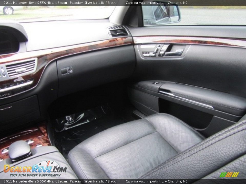 2011 Mercedes-Benz S 550 4Matic Sedan Paladium Silver Metallic / Black Photo #13