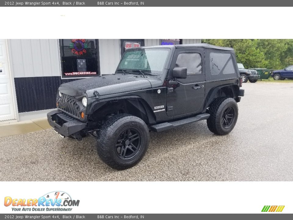 2012 Jeep Wrangler Sport 4x4 Black / Black Photo #29