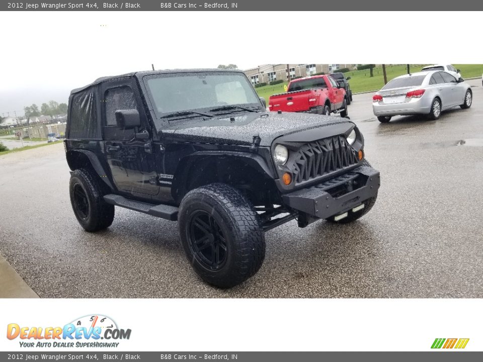 2012 Jeep Wrangler Sport 4x4 Black / Black Photo #32