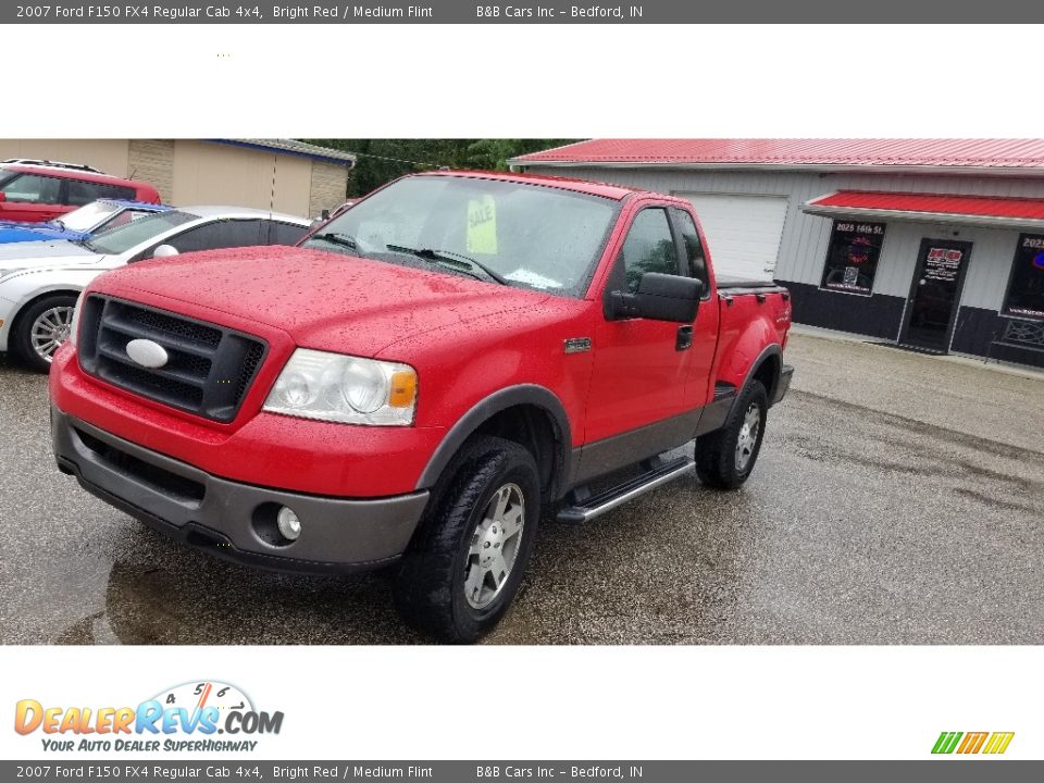 2007 Ford F150 FX4 Regular Cab 4x4 Bright Red / Medium Flint Photo #3