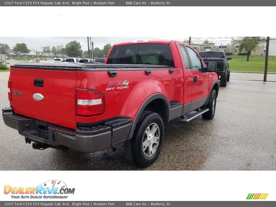 2007 Ford F150 FX4 Regular Cab 4x4 Bright Red / Medium Flint Photo #7